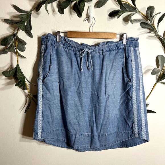 Cloth & Stone Chambray Skirt - Picture 1 of 4